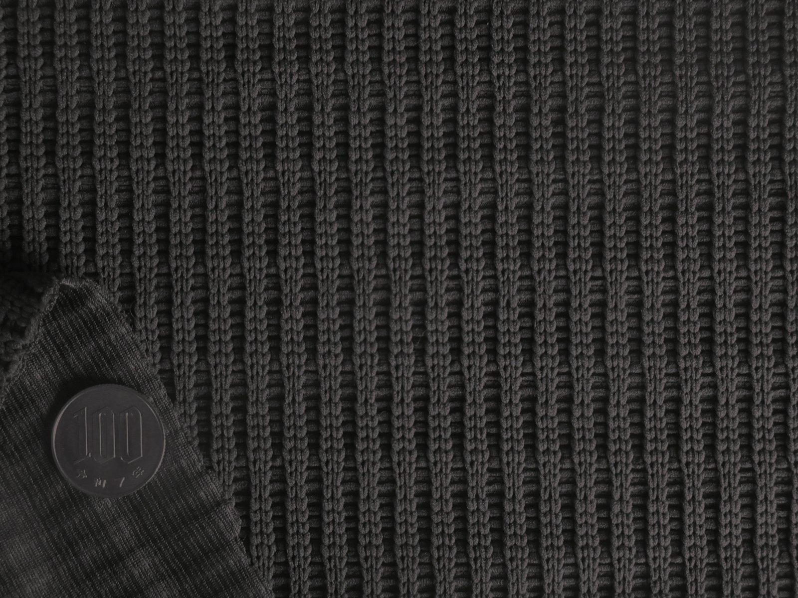 画像: 　　接結リブ編みニット ２色