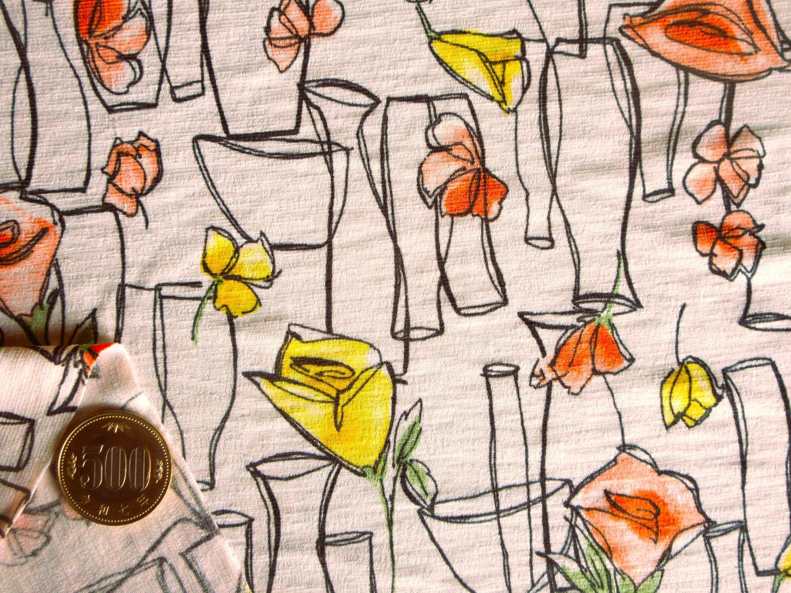 画像1: ストレッチT・プリントニット